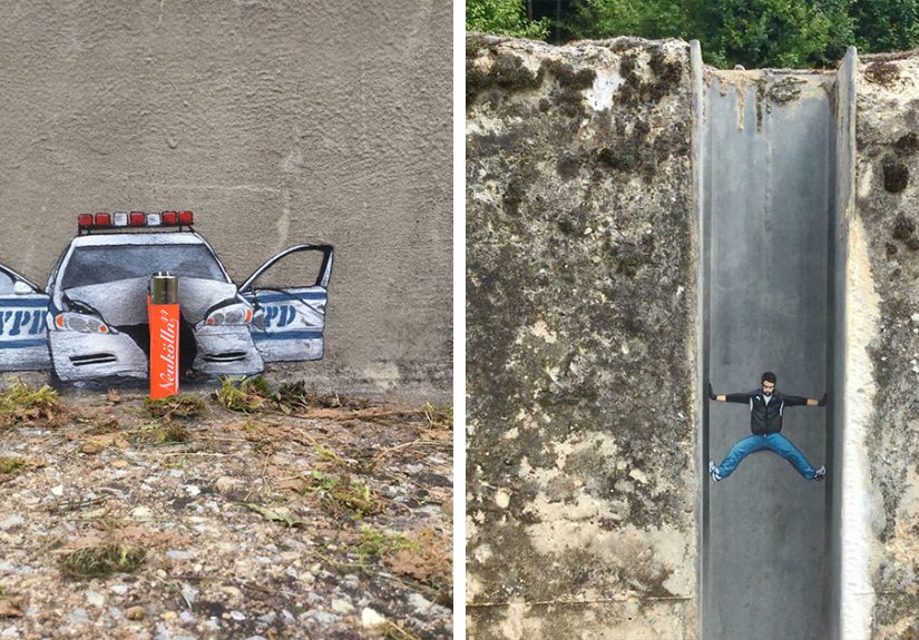 20 Works Of Street Graffiti That Interacts With Its Surroundings By This Artist (New Pics)