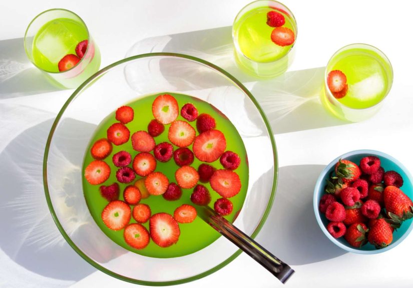 Berry Bliss Vodka and Midori Punch Recipe