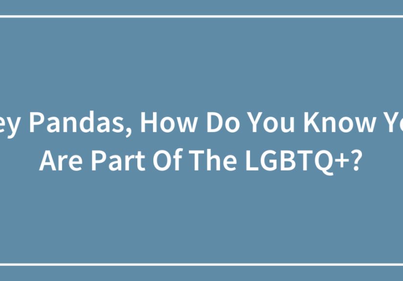 Hey Pandas, How Do You Know You Are Part Of The LGBTQ+?