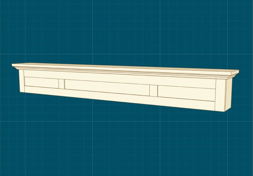 How to Build a Fireplace Mantel: Wood Fireplace Mantel (DIY)