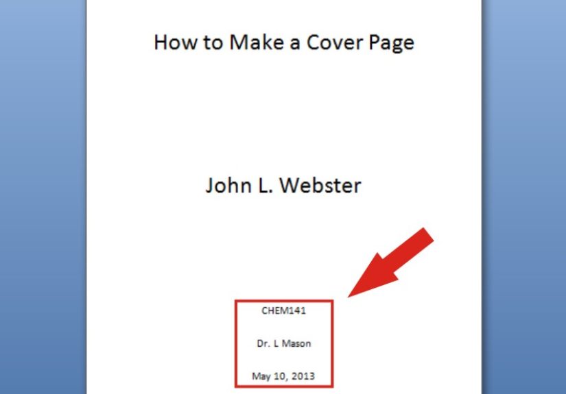 How to Make a Cover Page: APA, MLA & Chicago