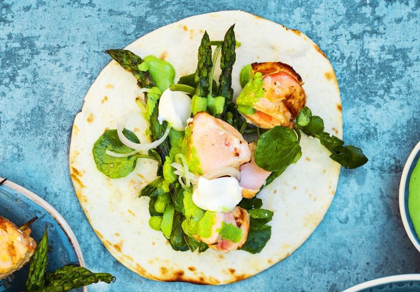 How to Make Asparagus Tacos