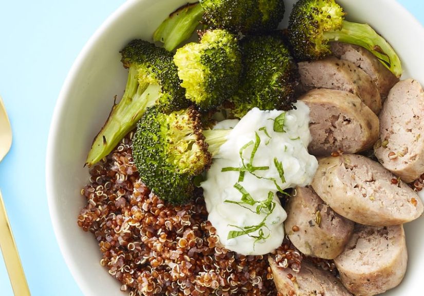 How to Make Sausage and Broccoli Quinoa Bowl - Best Sausage and Broccoli Quinoa Bowl Recipe