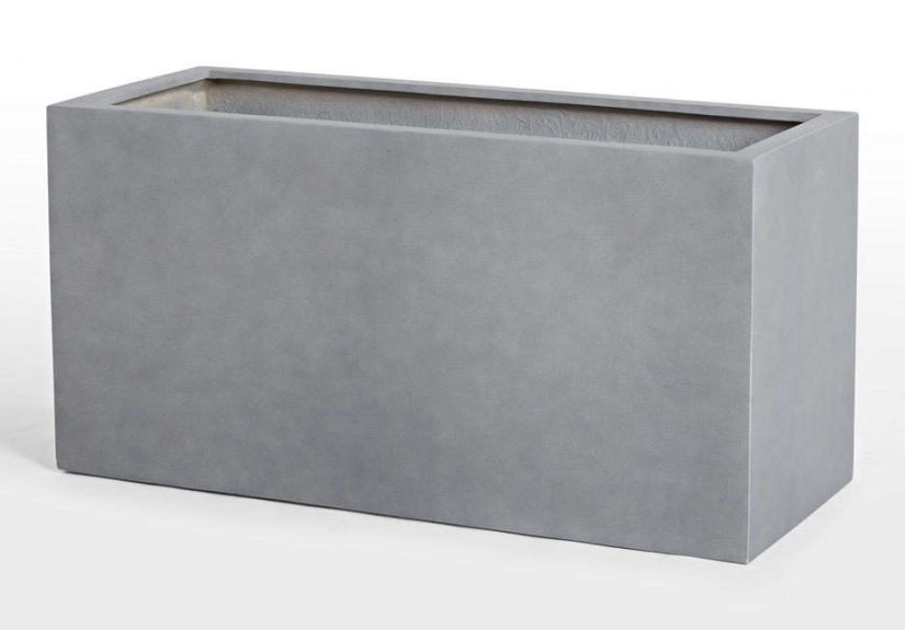 Modern Fiberstone Rectangle Planter