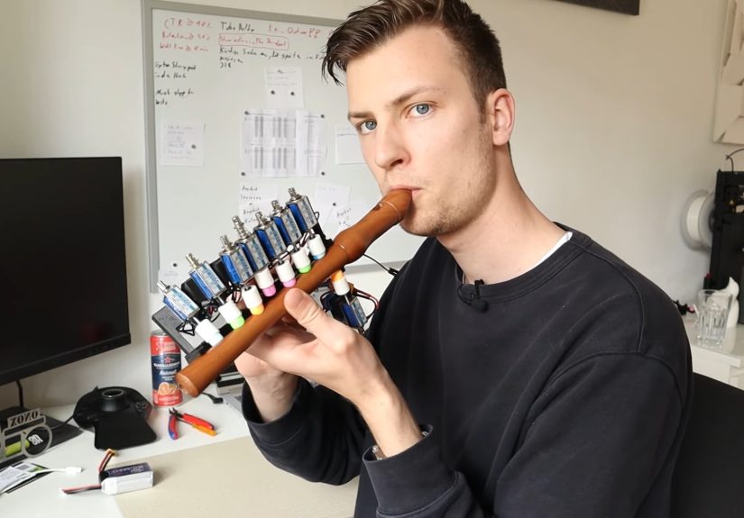Musical Robot Lets You Play The Recorder Hands-Free