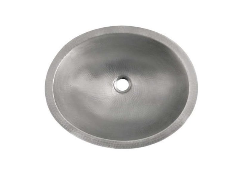 Native Trials Oval Brushed Nickel Sink