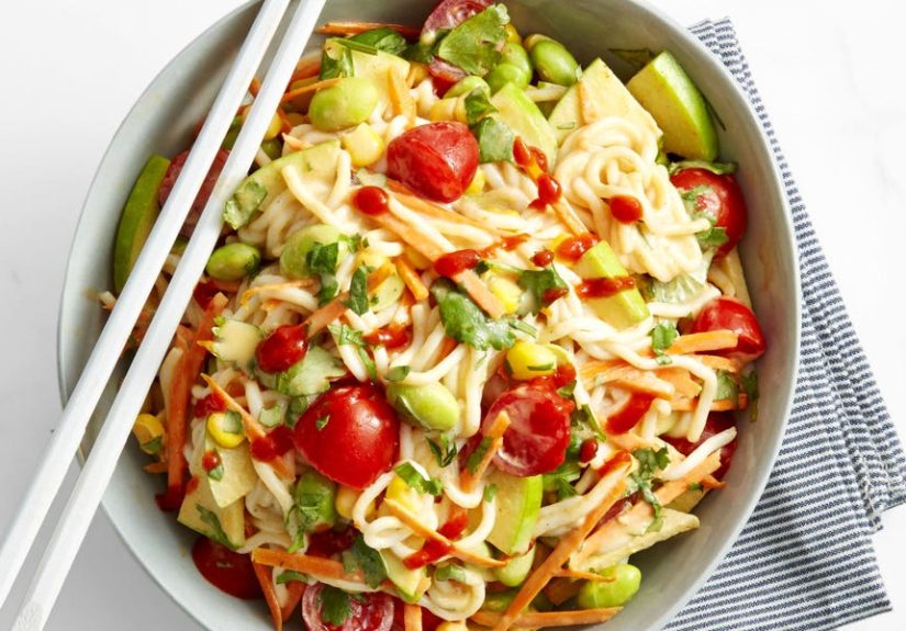 Peanutty Edamame and Noodle Salad Recipe - How to Make Peanutty Edamame and Noodle Salad