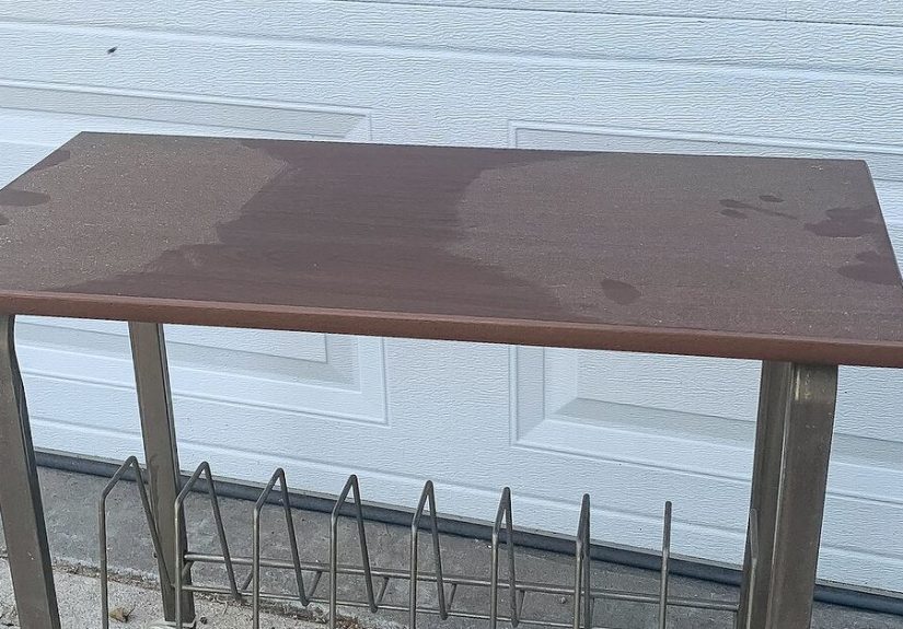 Spray Painted File Cart