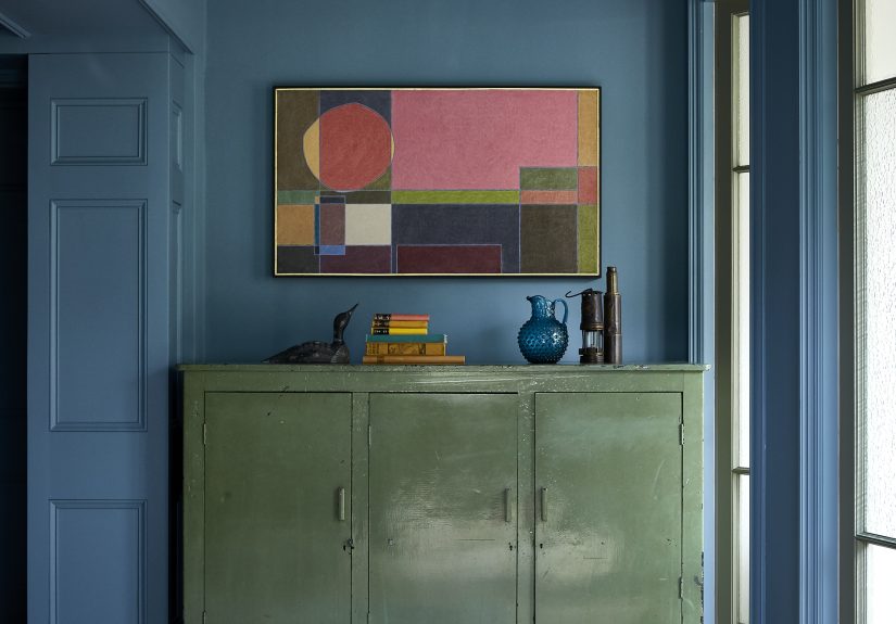 Steal This Look: A Color-Drenched Reading Room in a Georgian Manse