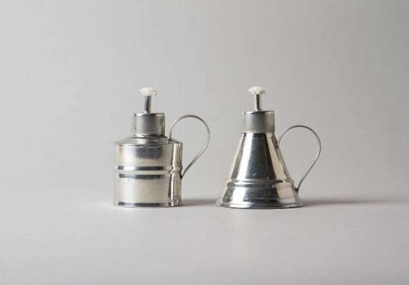 Tin Garden Lantern - Cylindrical