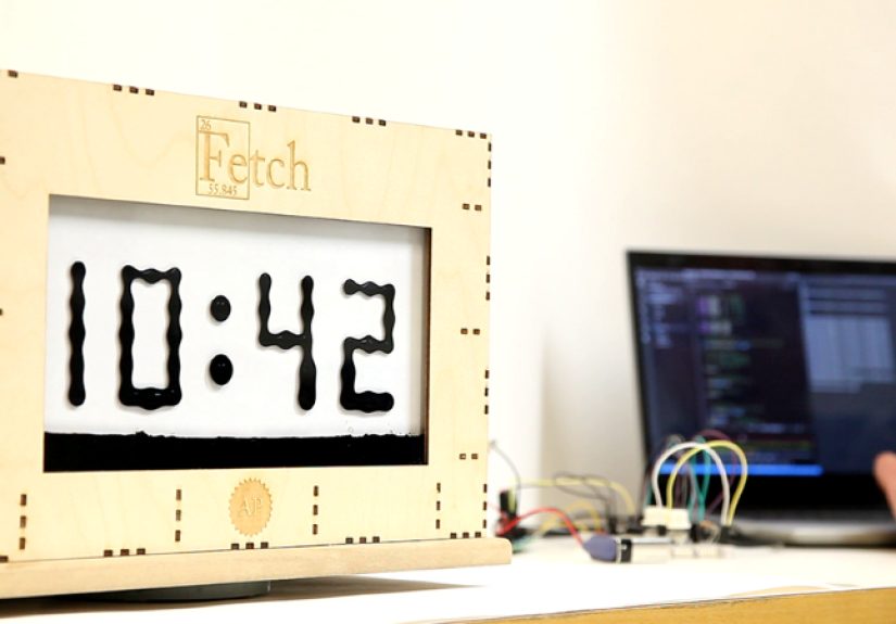 Tracking Wasted Time With A Ferrofluid Clock