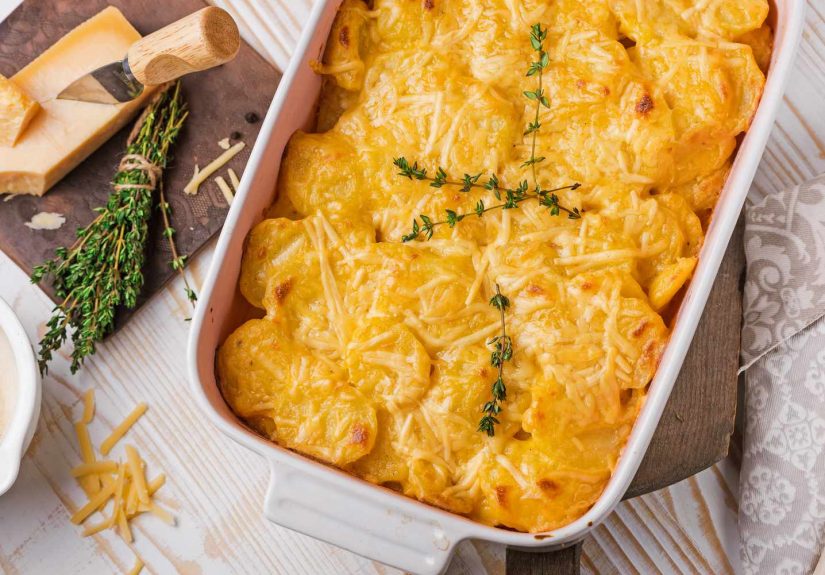 Cheddar Cheese Scalloped Potatoes Recipe