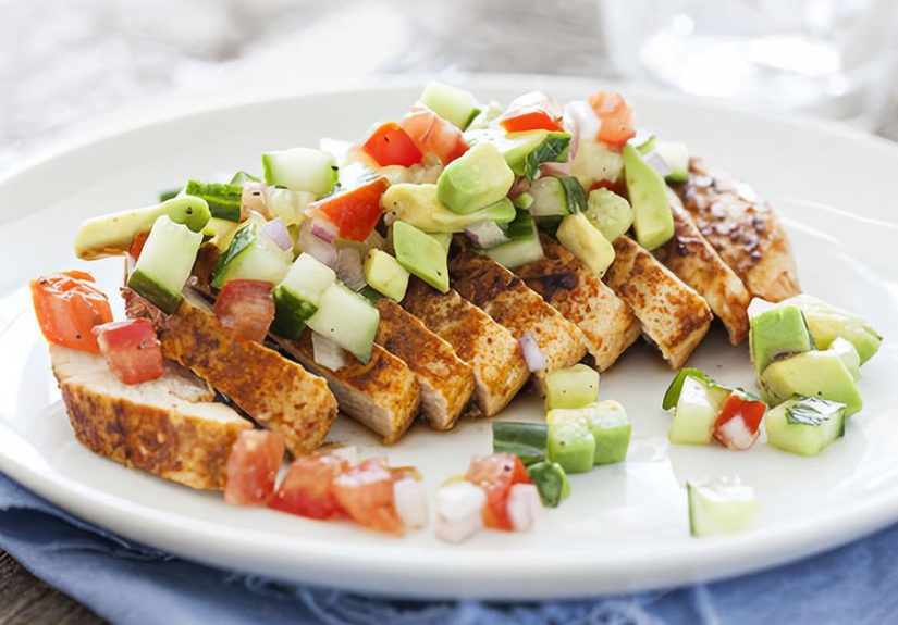 Chicken and Avocado Salsa