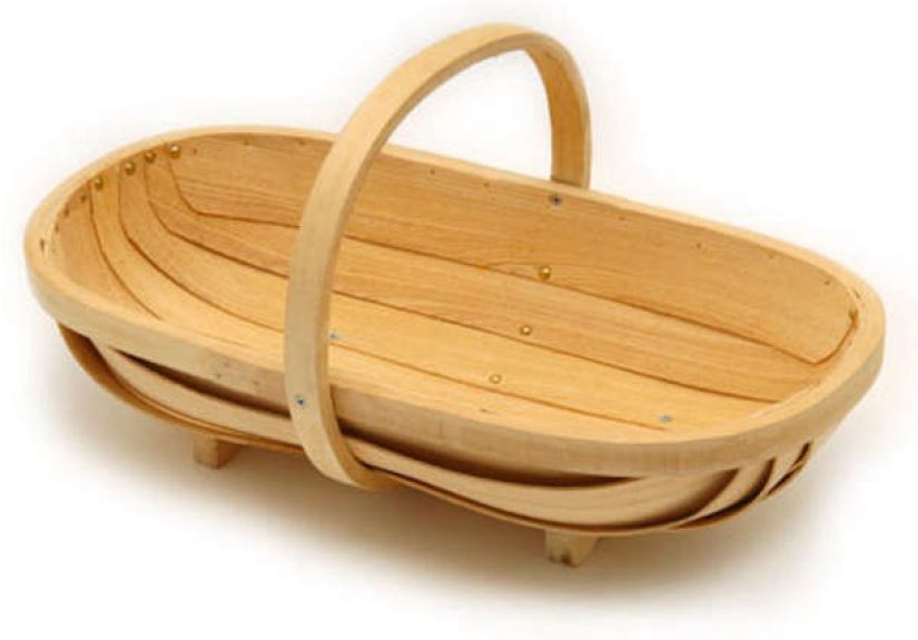 Children's Natural Wooden Trug