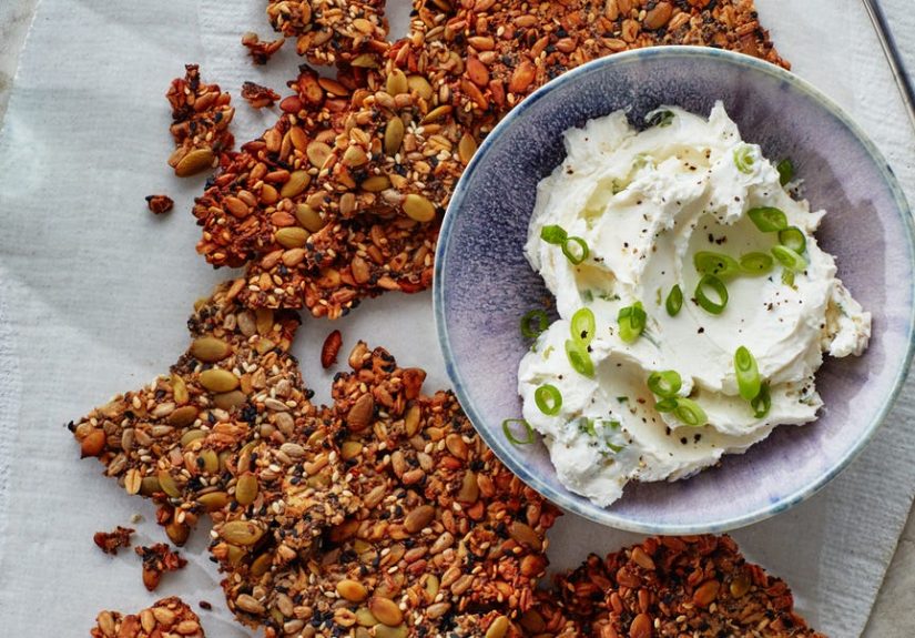 Everything Bagel Gluten-Free Crackers
