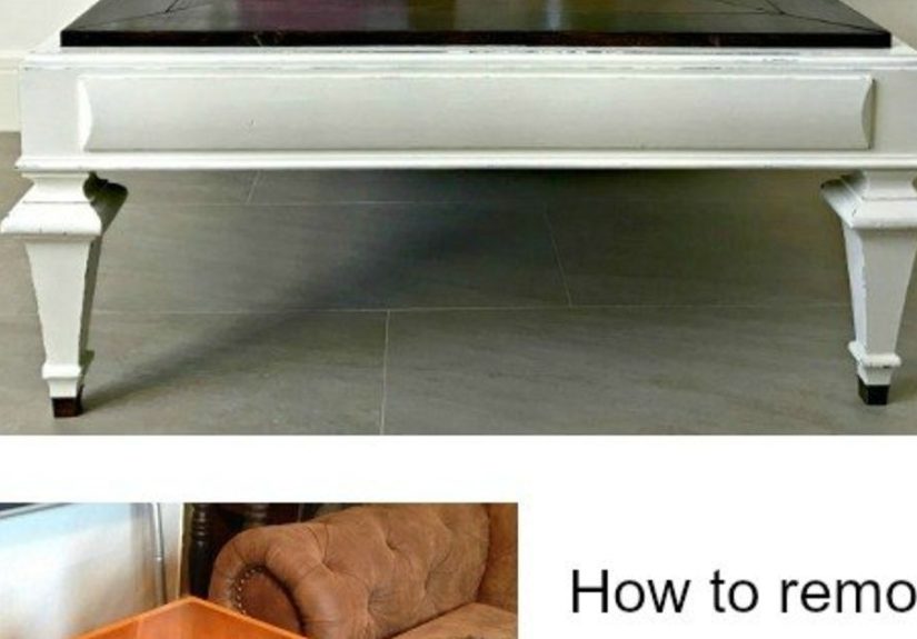 Farmhouse Style Coffee Table Makeover