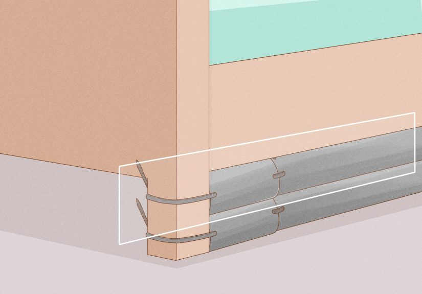 How to Block Off Under the Bed