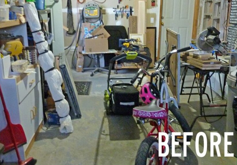 How to Build Old Metal Shelf Becomes New Work Bench DIY