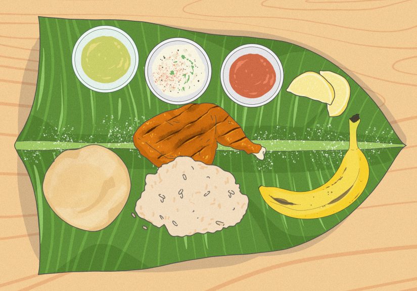 How to Eat Food on a Banana Leaf: 12 Steps