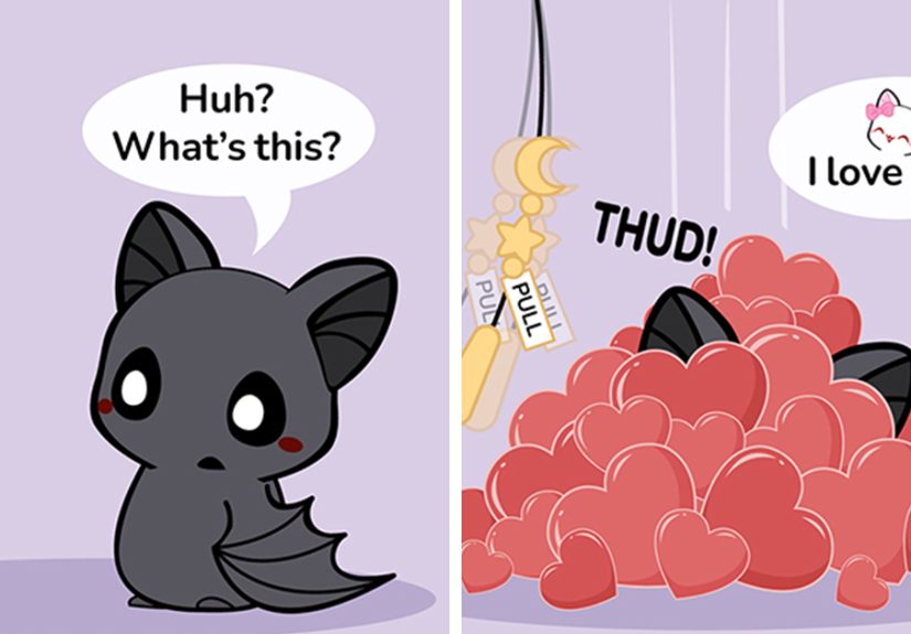 I Make Wholesome Comics Featuring The Life Of A Cute Bat Couple (20 New Pics)