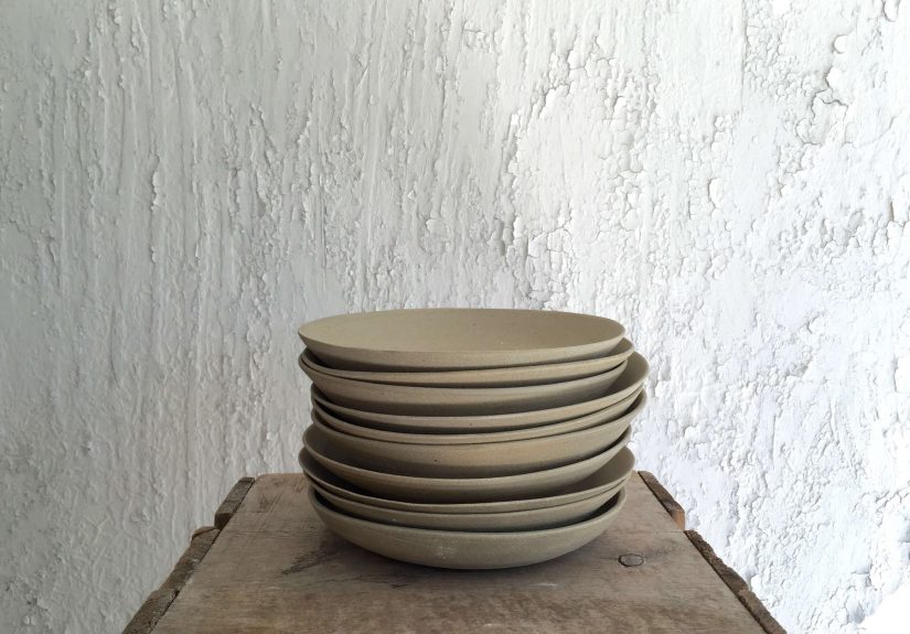 Janaki Larsen Linen-Coloured Tapas Bowls