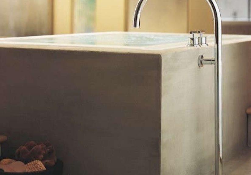 Kohler K-8359-CP Floor-Mount Bath Filler