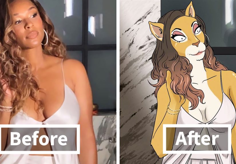 LeBron James Had His Instagram Recreated In A Cartoony Animal Style By A Fan Who’s An Artist