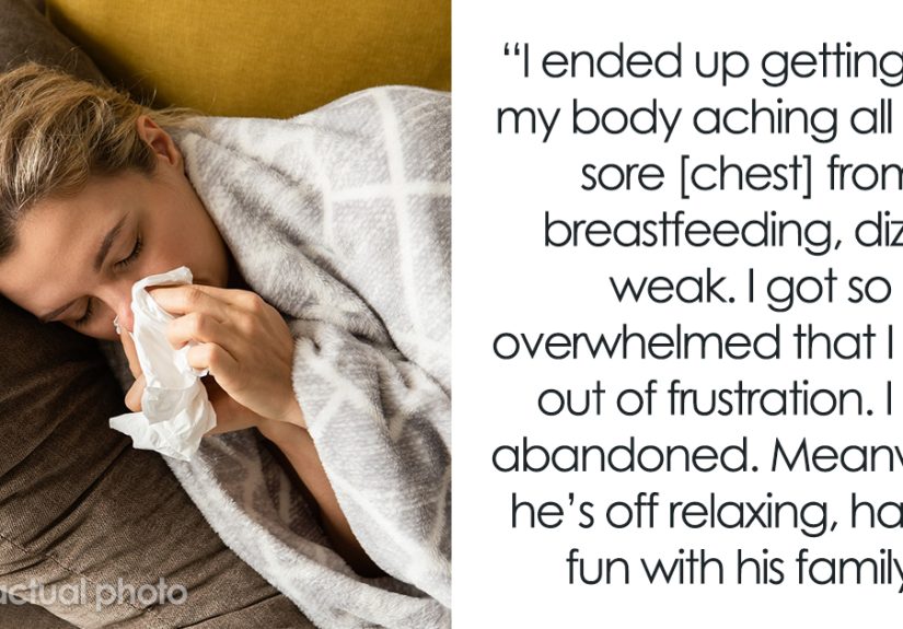 New Mom Shocked Partner Leaves Her At Home Alone With The Baby After Surgery And Goes On Vacation
