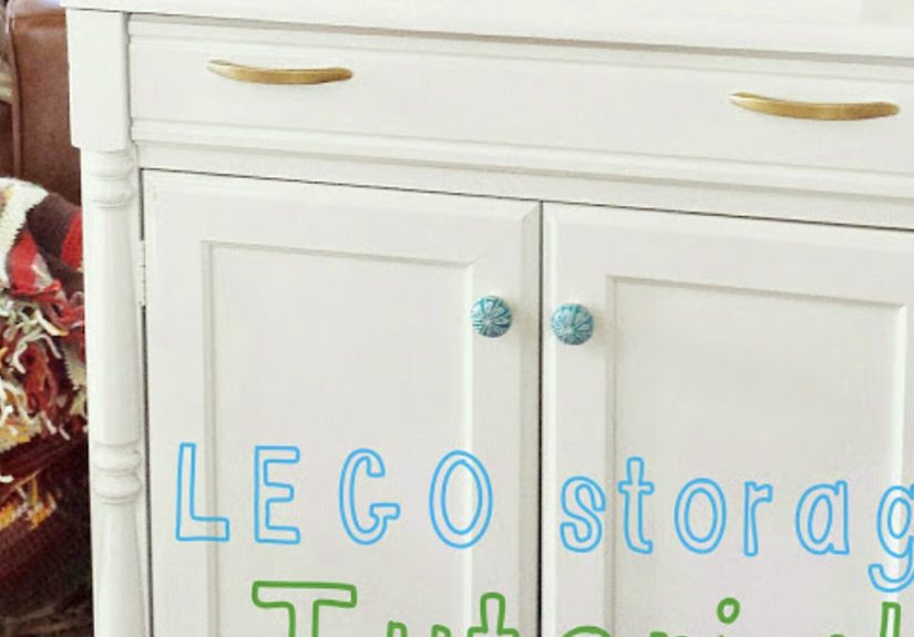 Thrift Store Makeover: Lego Storage Idea