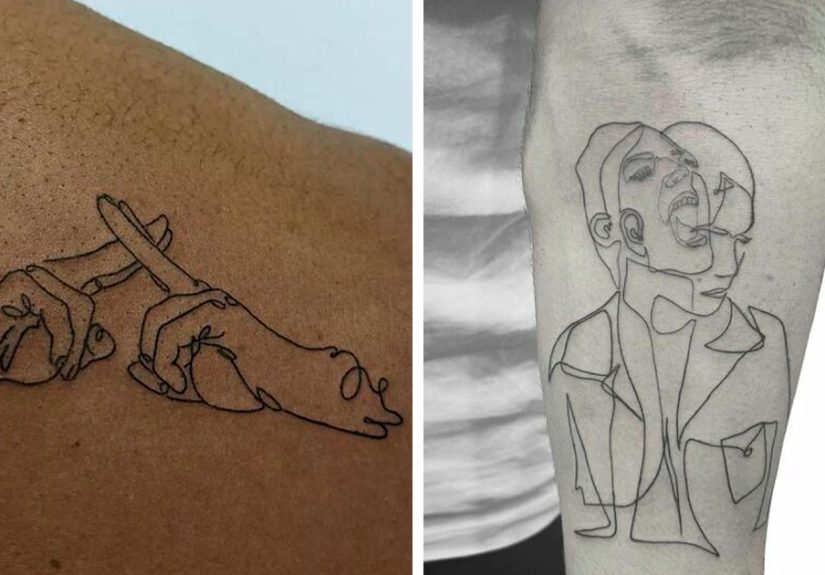 100 Unique Line Tattoo Ideas for Minimalism Enthusiasts