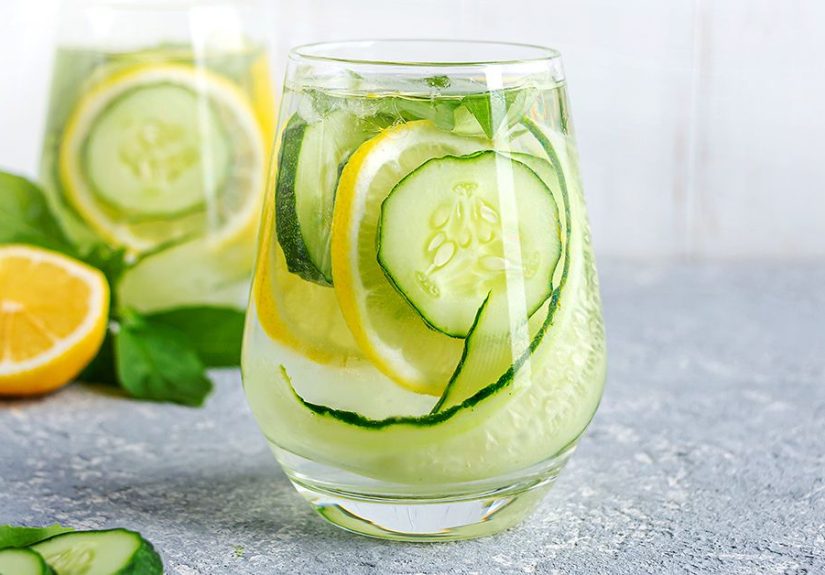 Cucumber and Mint Spa Water