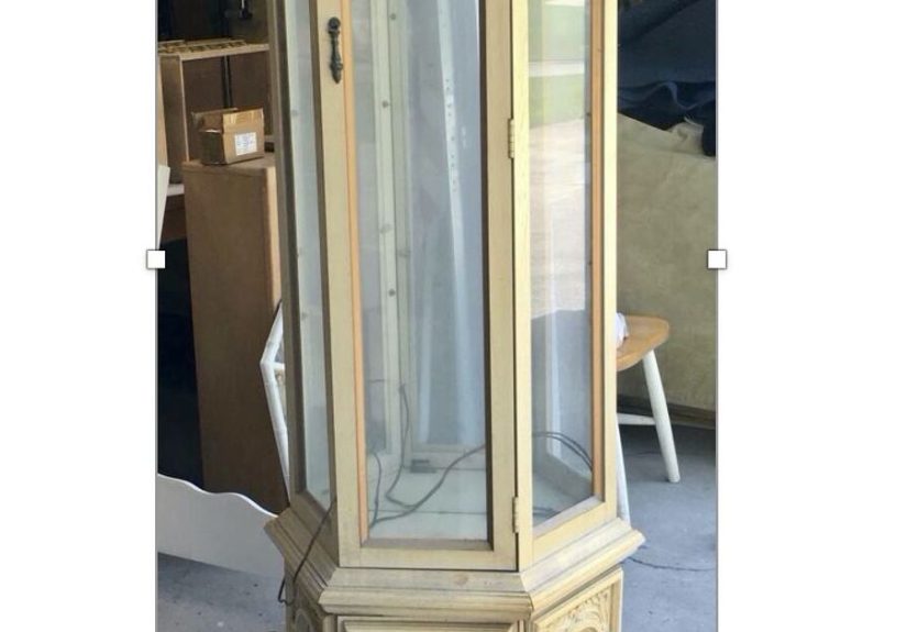 Curio Cabinet Gets a Much Needed Makeover