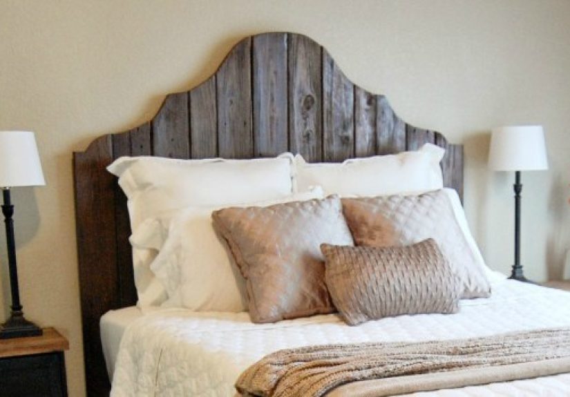 Curvy Reclaimed Wood Headboard Tutorial