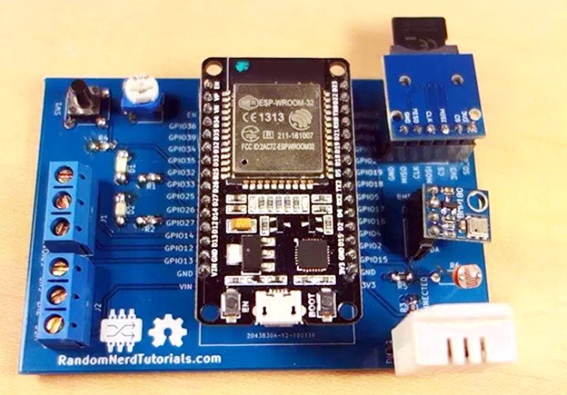 ESP32 Weather Station On A PCB