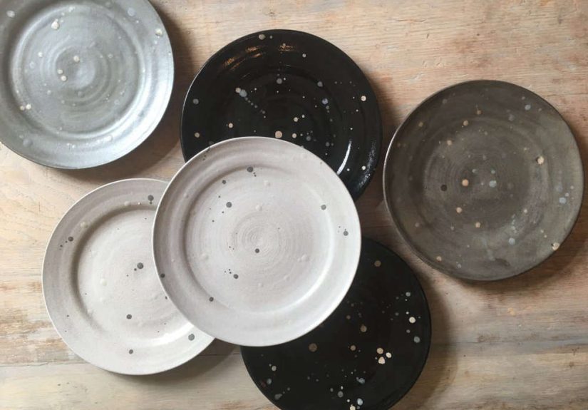 For the Harvest Table: Splatter-Painted Plates from a Pittsburgh Artisan