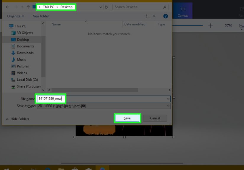 How to Change an Image Background in MS Paint (Green Screen)