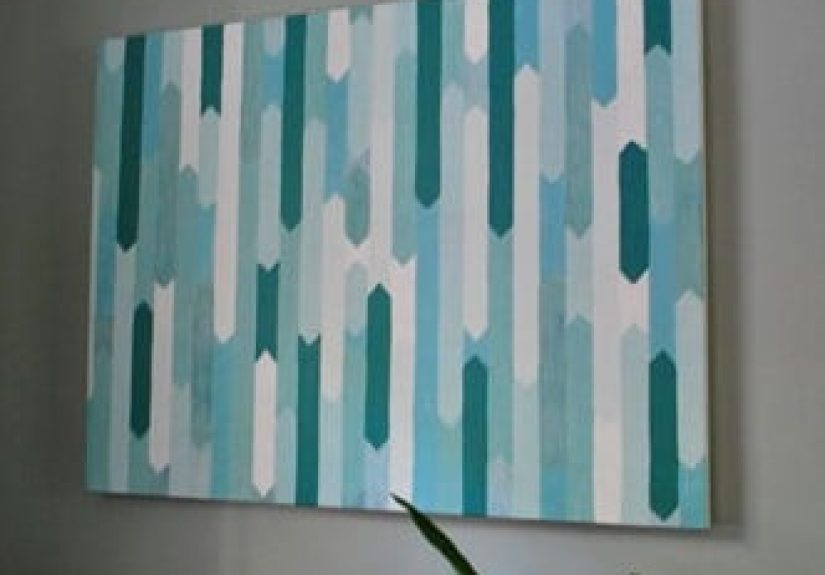 How To Make A Geometric Painting On A Canvas