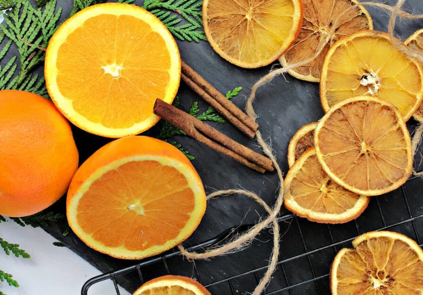 How to Make an Orange Garland and Ornament How-To DIY