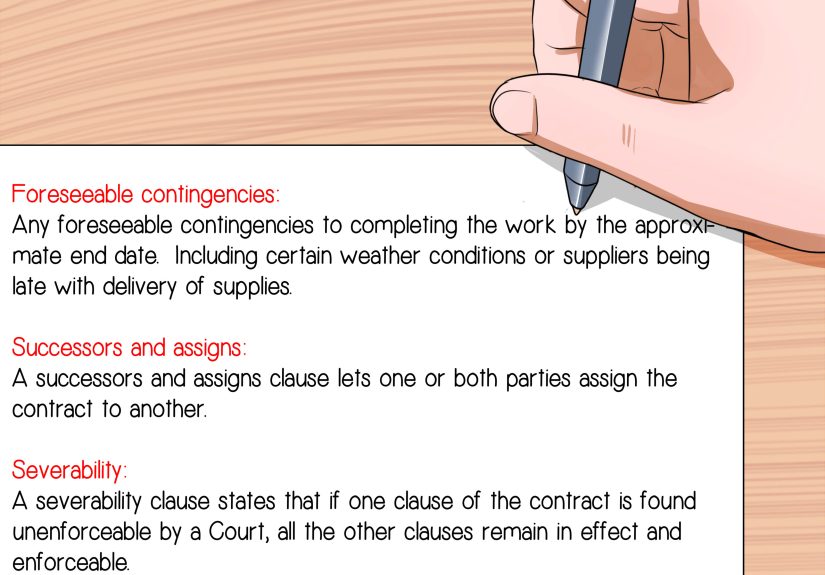 How to Write a Construction Contract: 12 Steps