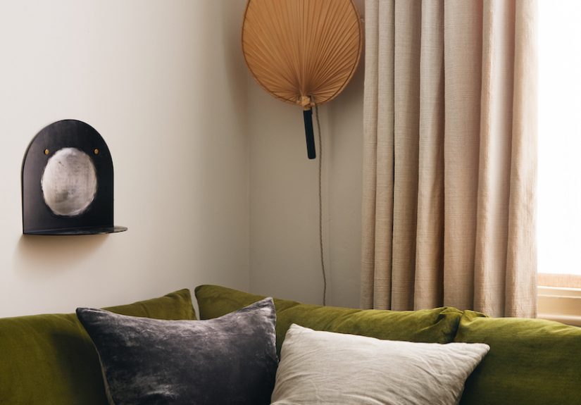 Remodelista Reconnaissance: A Palm-Leaf Light in a Designer's Apartment