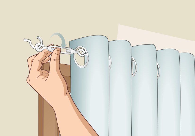 Simple Ways to Hang Curtains with Wire: 12 Steps