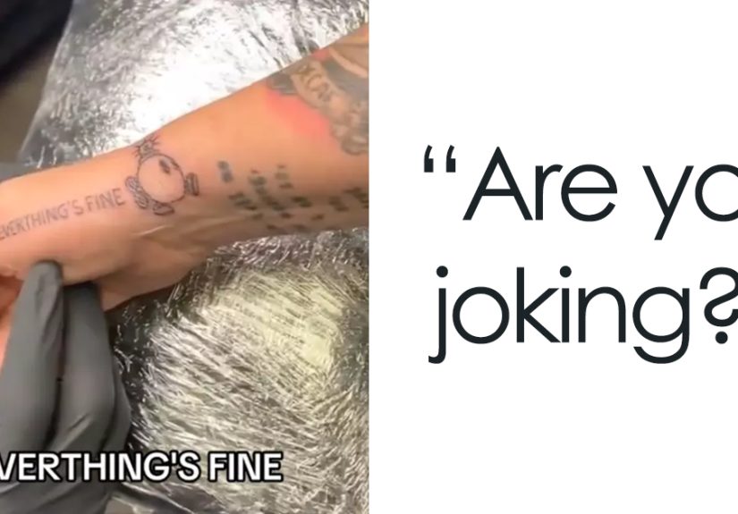 Tattoo Blunder Prompts Artist’s “Existential Crisis,” As Client Goes Viral On TikTok
