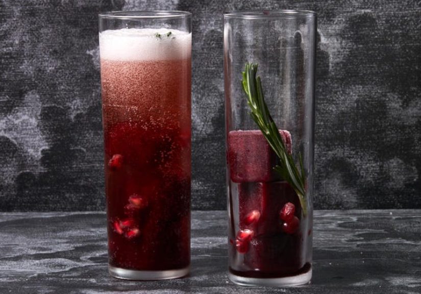 Best Sparkling Pomegranate Cocktail Recipe - How To Make Sparkling Pomegranate Cocktail