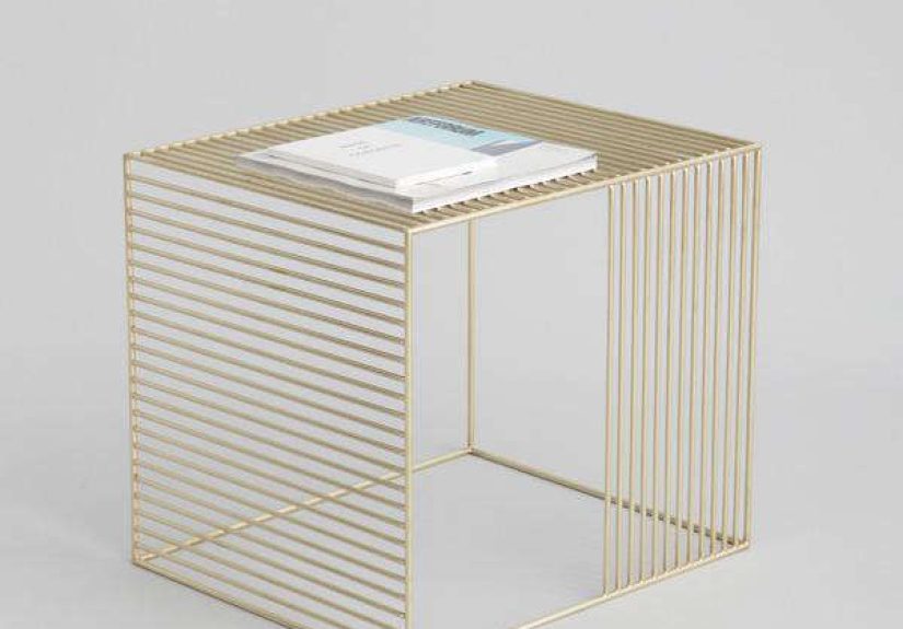 Brass / Copper Wire Side Table