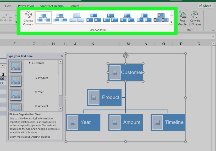 How to Create a Hierarchy in Excel: Pivot Tables & SmartArt