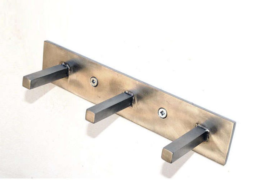 Minimal Modern Design Triple Towel Hook / Rack for Bath / Kitchen
