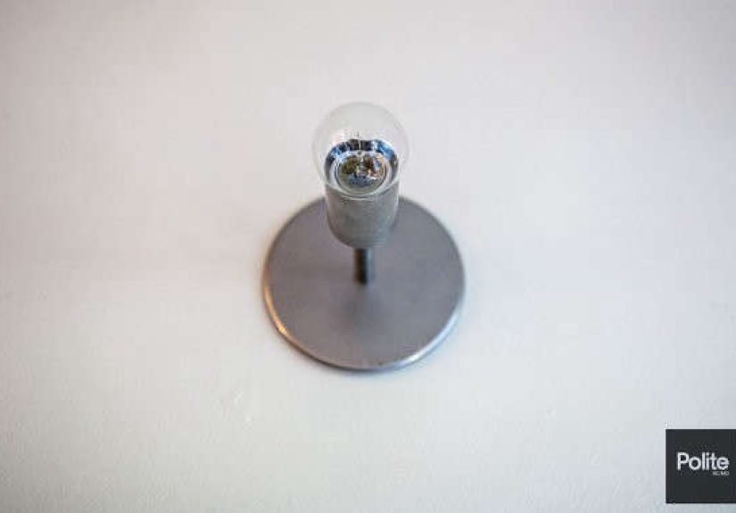 Minimal Steel Wall / Ceiling Light