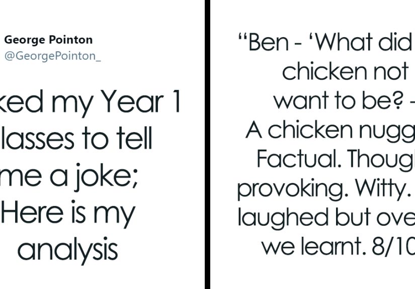 Teacher Rates His Year 1 Students’ Jokes On Twitter, And His Thread Goes Viral